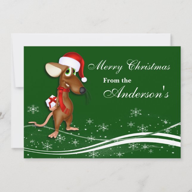 Carte de voeux de Noël (Devant)