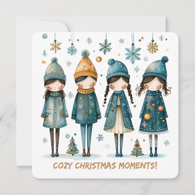 Carte de vœux de Noël (Devant)