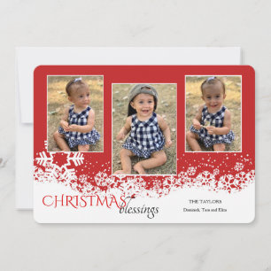Carte de vœux de Noël 3 photos