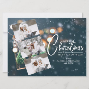 Carte de vœux de Noël 3 photos