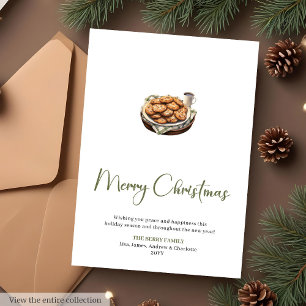 Carte de vœux de Noël à la police de caractères sc