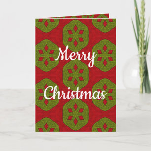 Carte de vœux de Noël au biscuit de Noël