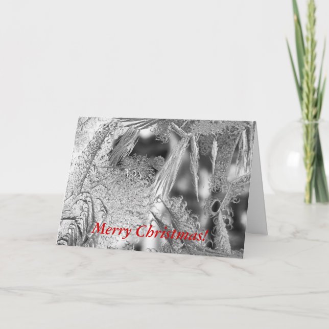 Carte de voeux de Noël avec design Frost (Devant)