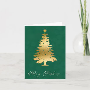 Carte de vœux de Noël avec fond flou d'arbre de No
