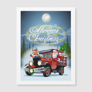 Carte de voeux de Noël avec lettres de Noël