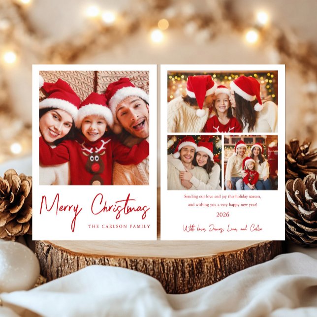 Carte de vœux de Noël avec photo (Créateur téléchargé)