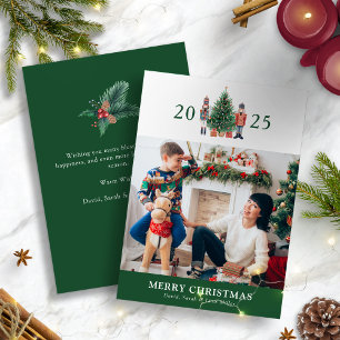 Carte de vœux de Noël avec photo