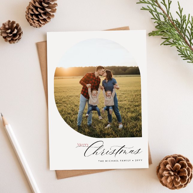 Carte de vœux de Noël avec photo (Créateur téléchargé)