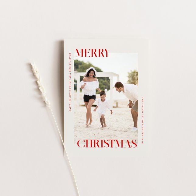 Carte de vœux de Noël avec photo (Créateur téléchargé)