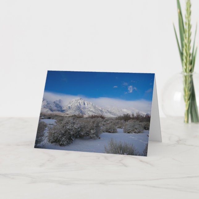 Carte de voeux de Noël avec référence des écriture (Devant)