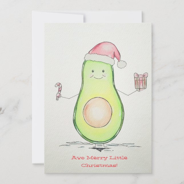 Carte de vœux de Noël "Avo Merry Little Christmas" (Devant)