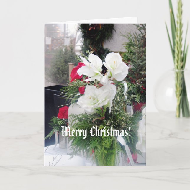 Carte de voeux de Noël Bouquet (Devant)