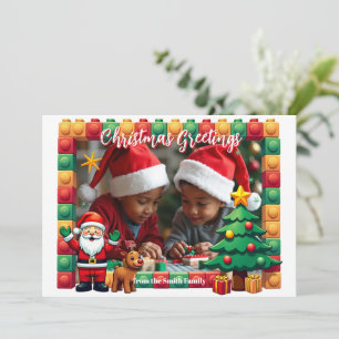 Carte de vœux de Noël Build-A-Cheer
