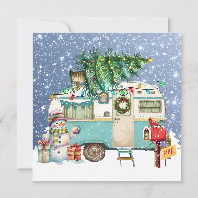 Carte de voeux de Noël Camper (Devant)