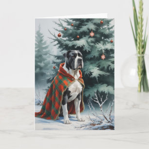 Carte de voeux de Noël Cane Corso Dog
