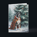 Carte de voeux de Noël Cane Corso Dog<br><div class="desc">Vivez un tourbillon de vacances amusant avec ce chien de Noël de conception ludique! Plein d'énergie festive,  il capture la joie de la saison avec un thème fantasque et chaleureux,  parfait pour répandre la joie.</div>
