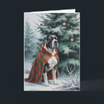 Carte de voeux de Noël Cane Corso Dog<br><div class="desc">Vivez un tourbillon de vacances amusant avec ce chien de Noël de conception ludique! Plein d'énergie festive,  il capture la joie de la saison avec un thème fantasque et chaleureux,  parfait pour répandre la joie.</div>