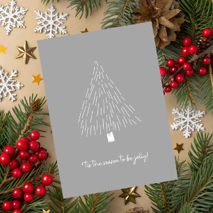 Carte de vœux de Noël 'C'est la saison d'être joye