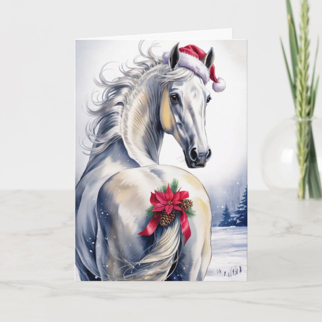 Carte de vœux de Noël Chevaleresque  (Devant)