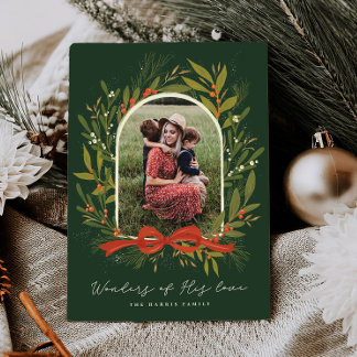 Carte de vœux de Noël chrétien photo
