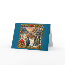 Carte de vœux de Noël Crash