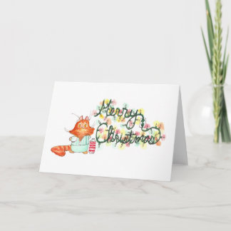 Carte de voeux de Noël de Burt