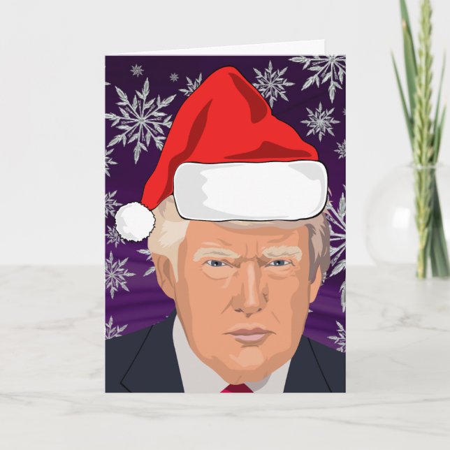 CARTE DE VOEUX DE NOËL DE DONALD TRUMP (Devant)