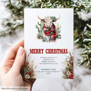 Carte de vœux de Noël de ferme fichier numérique