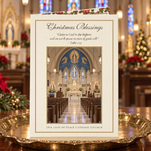 Carte de vœux de Noël de la paroisse catholique av