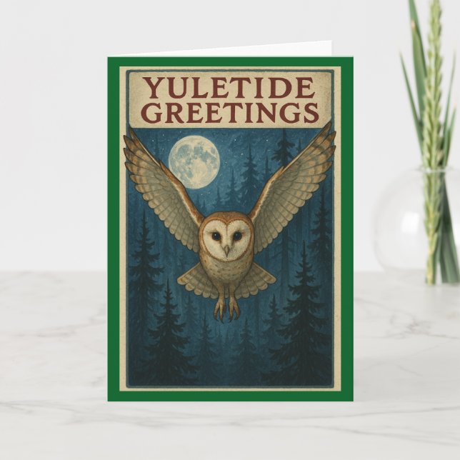 Carte de vœux de Noël de la période des Fêtes (Devant)