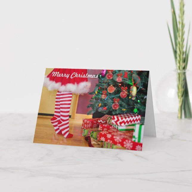 CARTE DE VOEUX DE NOËL DE LA VEILLE DE NOËL (Devant)