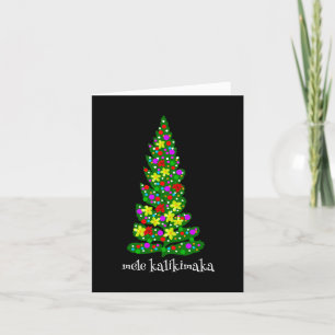 Carte de voeux de Noël de Mele Kalikimaka Hawaiian