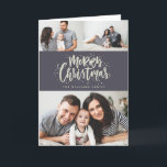 Carte de voeux de Noël de photo de JOYEUX NOËL<br><div class="desc">Accentuez votre photo de famille préférée sur votre carte de fin de année cette saison ! Si vous célébrez Noël,  Hanoukka ou veulent simplement envoyer notre une nouvelle année saluant à vos amis et la famille,  rougissent la Cie. de papier a la carte parfaite de vacances pour vous.</div>