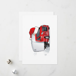 Carte de vœux de Noël dessin animé
