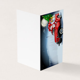 Carte de vœux de Noël dessin animé