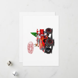 Carte de vœux de Noël dessin animé