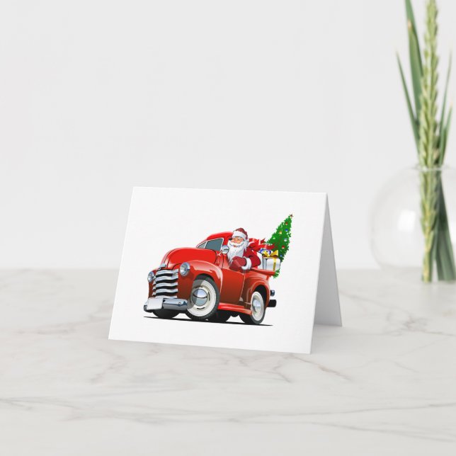 carte de vœux de Noël dessin animé (Devant)