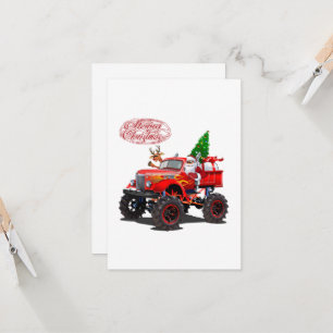 Carte de vœux de Noël dessin animé