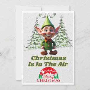 Carte de voeux de Noël ELF Joyeux