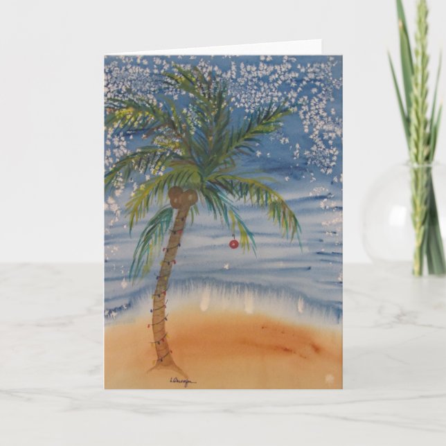 Carte de voeux de Noël en Californie (Devant)