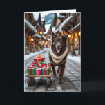 Carte de voeux de Noël Entlebucher Mountain Dog<br><div class="desc">Vivez un tourbillon de vacances amusant avec ce chien de Noël de conception ludique! Plein d'énergie festive,  il capture la joie de la saison avec un thème fantasque et chaleureux,  parfait pour répandre la joie.</div>