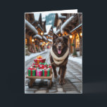 Carte de voeux de Noël Entlebucher Mountain Dog<br><div class="desc">Vivez un tourbillon de vacances amusant avec ce chien de Noël de conception ludique! Plein d'énergie festive,  il capture la joie de la saison avec un thème fantasque et chaleureux,  parfait pour répandre la joie.</div>