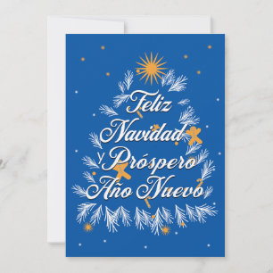 Carte de voeux de Noël Feliz Navidad