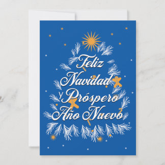 Carte de voeux de Noël Feliz Navidad