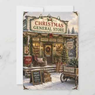 Carte de vœux de Noël festive personnalisée