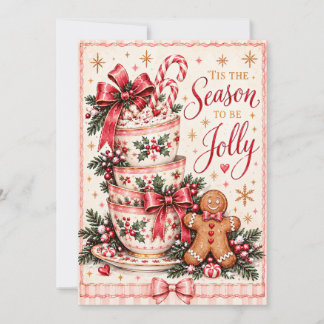 Carte de vœux de Noël festive personnalisée