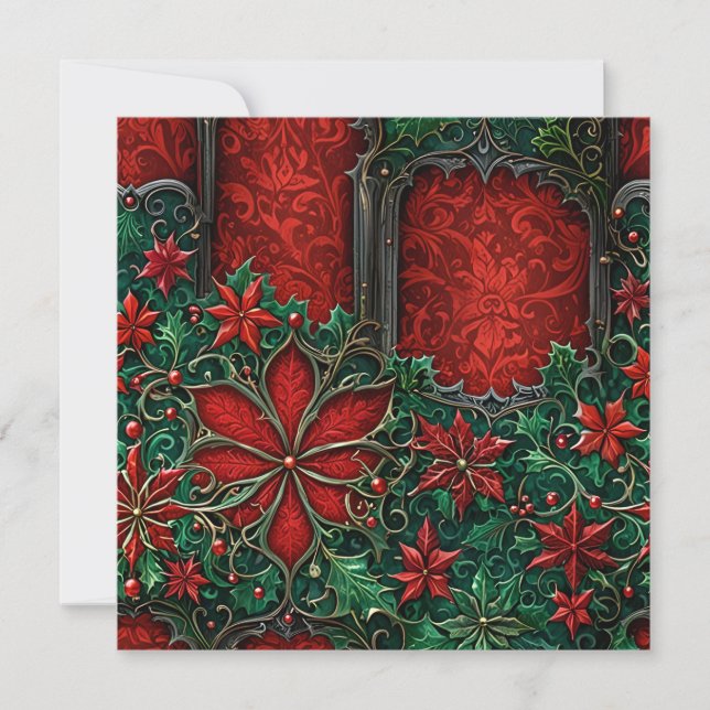 Carte de voeux de Noël gothique (Devant)