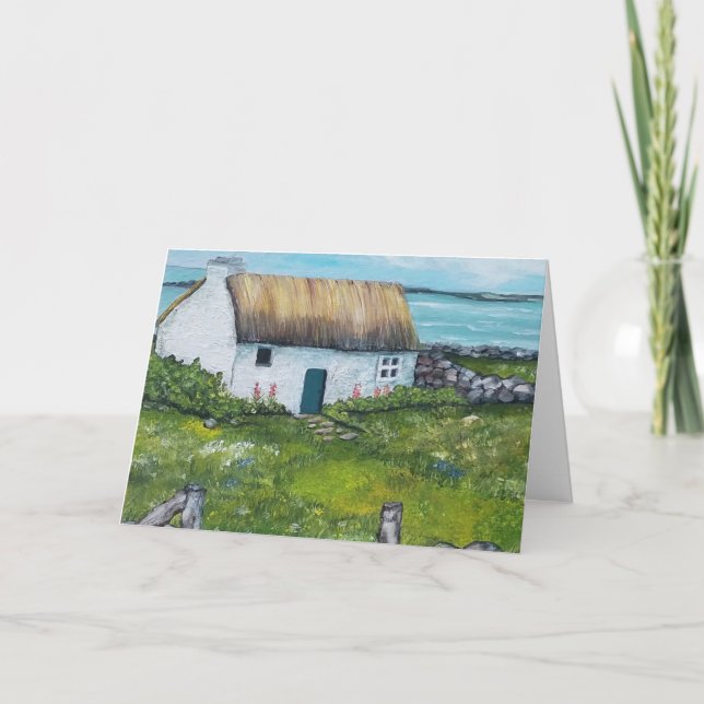 Carte de voeux de Noël irlandaise (Devant)