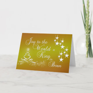 Carte de vœux de Noël/Joie au monde