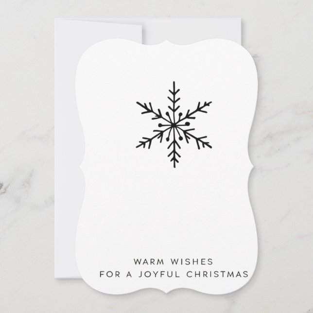 Carte de vœux de Noël joyeuse (Devant)